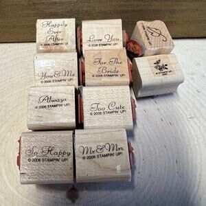 Rubber Stamps: Wedding Phrases